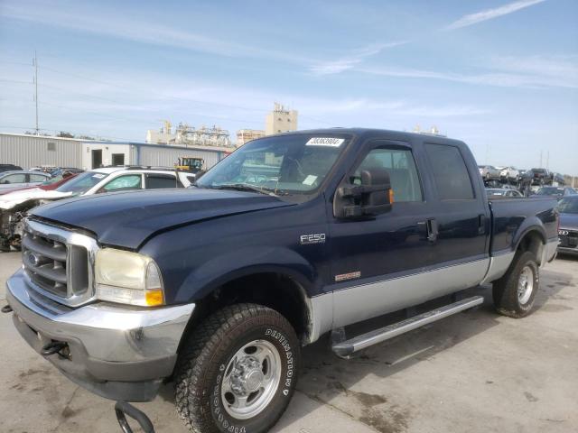 1FTNW21P64ED44582 - 2004 FORD F250 SUPER DUTY BLUE photo 1