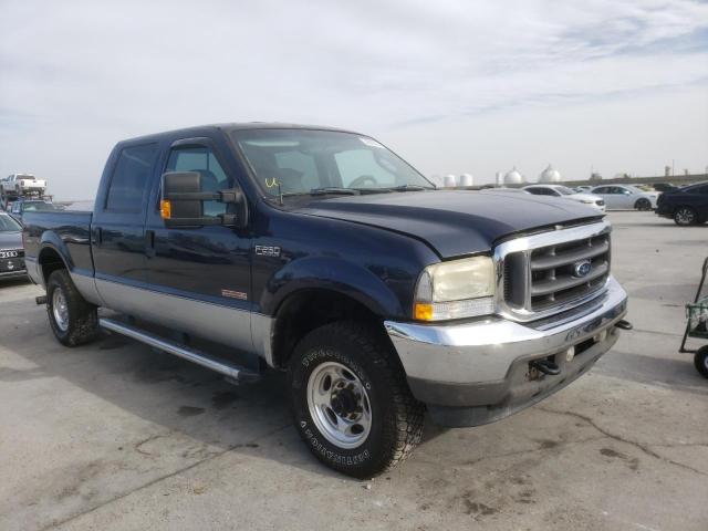 1FTNW21P64ED44582 - 2004 FORD F250 SUPER DUTY BLUE photo 4