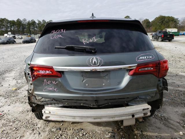 5FRYD3H46EB015741 - 2014 ACURA MDX TECHNOLOGY CHARCOAL photo 6