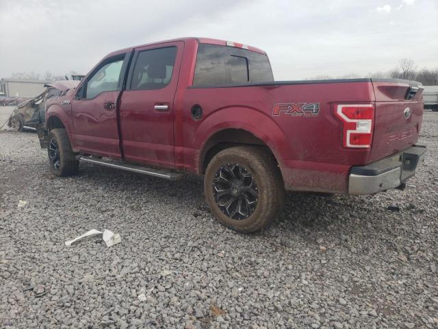 1FTEW1E55JFE56881 - 2018 FORD F150 SUPERCREW RED photo 2