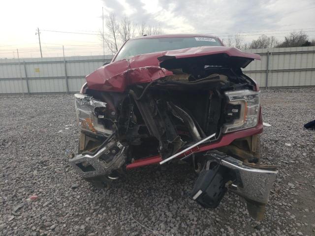 1FTEW1E55JFE56881 - 2018 FORD F150 SUPERCREW RED photo 5