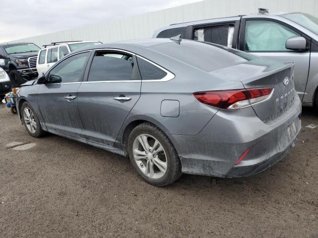 5NPE34AF8JH666034 - 2018 HYUNDAI SONATA SPORT GRAY photo 2