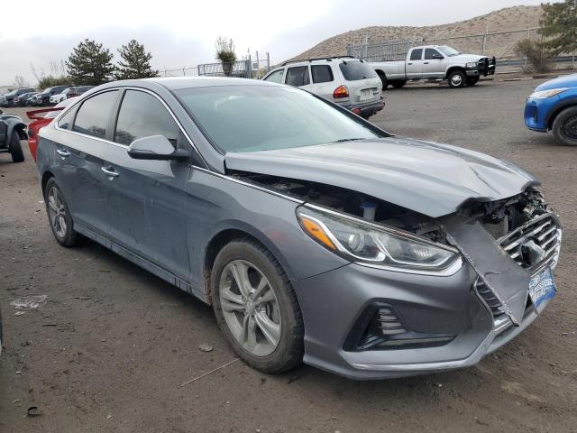 5NPE34AF8JH666034 - 2018 HYUNDAI SONATA SPORT GRAY photo 4