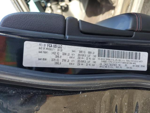 1C4RJFLT8HC678373 - 2017 JEEP GRAND CHER TRAILHAWK 黑色 照片 14