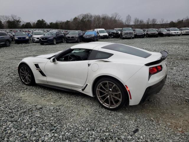 1G1YY2D74H5117764 - 2017 CHEVROLET CORVETTE GRAND SPORT 2LT WHITE photo 2