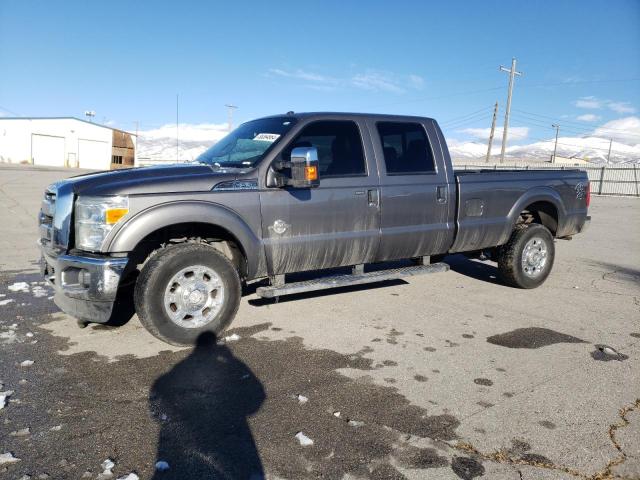 1FT8W3BT5CEA25817 - 2012 FORD F350 SUPER DUTY GRAY photo 1