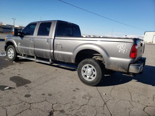 1FT8W3BT5CEA25817 - 2012 FORD F350 SUPER DUTY GRAY photo 2