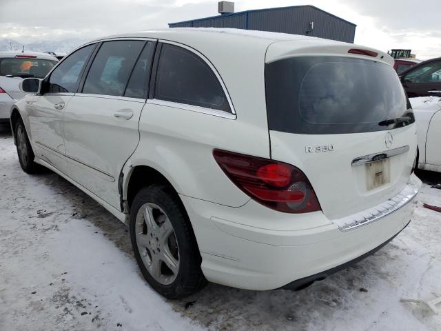 4JGCB65E59A092546 - 2009 MERCEDES-BENZ R 350 4MATIC WHITE photo 2