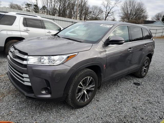 5TDBZRFH6KS733816 - 2019 TOYOTA HIGHLANDER LE GRAY photo 1