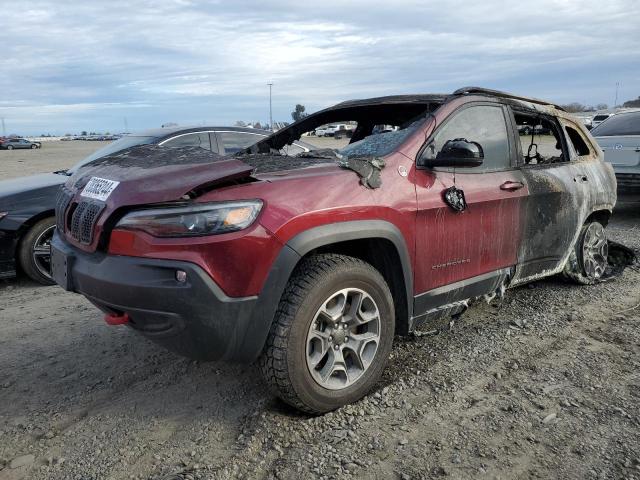 1C4PJMBX5MD236770 - 2021 JEEP CHEROKEE TRAILHAWK BURGUNDY photo 1