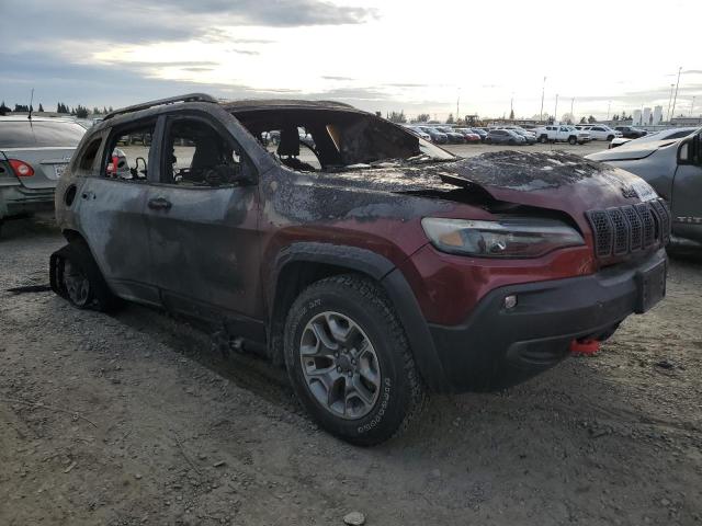 1C4PJMBX5MD236770 - 2021 JEEP CHEROKEE TRAILHAWK BURGUNDY photo 4