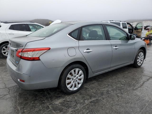 3N1AB7AP2EY271516 - 2014 NISSAN SENTRA S GRAY photo 3