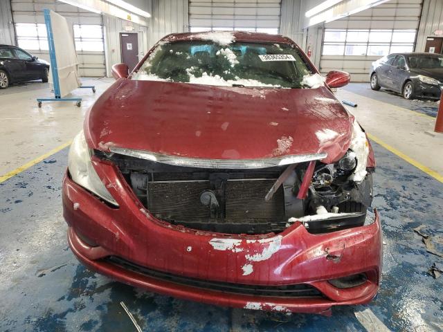 5NPEB4ACXBH201832 - 2011 HYUNDAI SONATA GLS RED photo 5