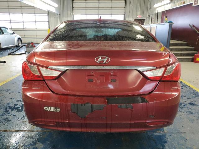 5NPEB4ACXBH201832 - 2011 HYUNDAI SONATA GLS RED photo 6