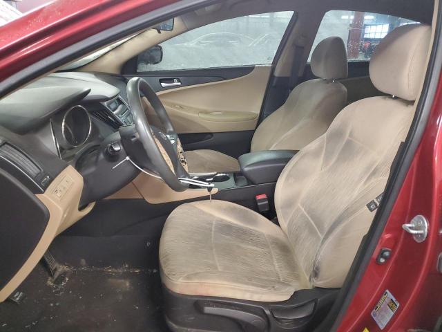 5NPEB4ACXBH201832 - 2011 HYUNDAI SONATA GLS RED photo 7