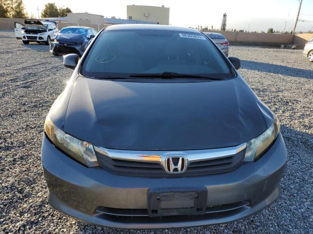 2HGFB2F65CH548976 - 2012 HONDA CIVIC HF GRAY photo 5