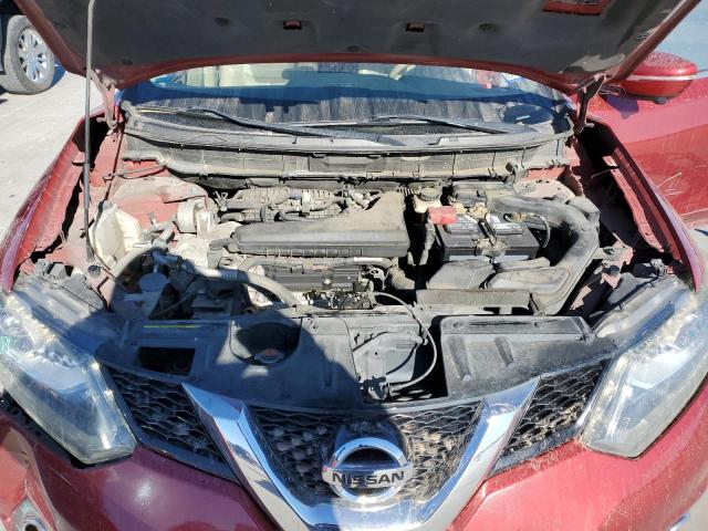 5N1AT2MT3FC807384 - 2015 NISSAN ROGUE S RED photo 11