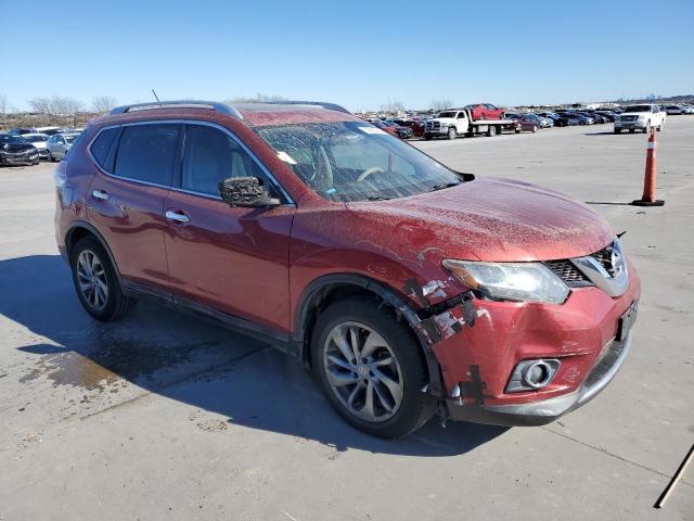 5N1AT2MT3FC807384 - 2015 NISSAN ROGUE S RED photo 4