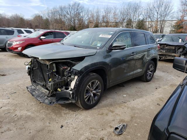 5TDBZRFH4HS467317 - 2017 TOYOTA HIGHLANDER LE GRAY photo 1