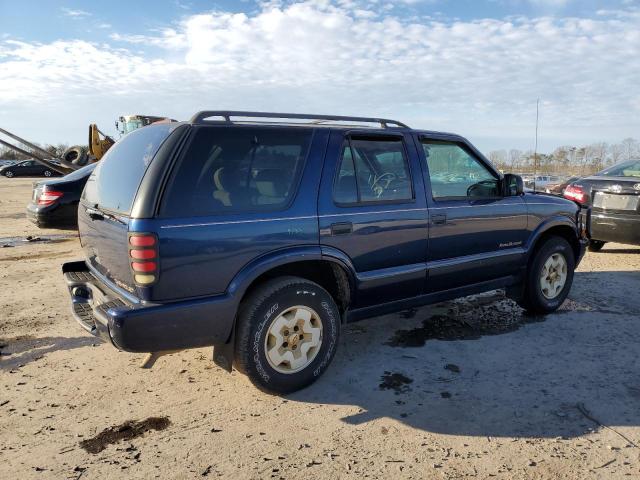 1GNDT13W312137042 - 2001 CHEVROLET BLAZER BLUE photo 3