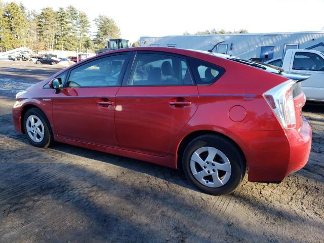 JTDKN3DU2D0352799 - 2013 TOYOTA PRIUS RED photo 2