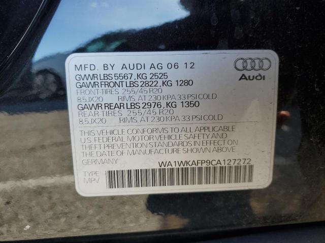 WA1WKAFP9CA127272 - 2012 AUDI Q5 PRESTIGE BLACK photo 13