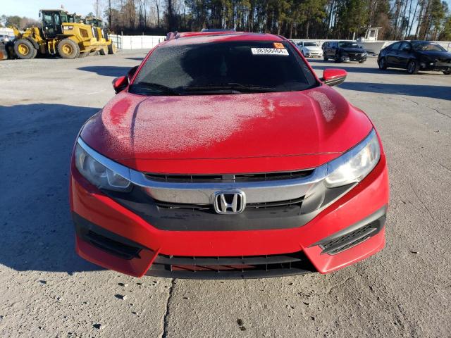 2HGFC2F75GH563442 - 2016 HONDA CIVIC EX RED photo 5