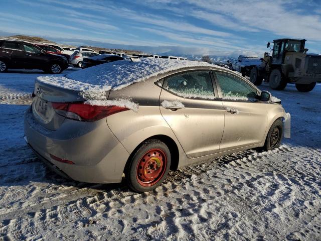 5NPDH4AE9EH512541 - 2014 HYUNDAI ELANTRA SE BEIGE photo 3