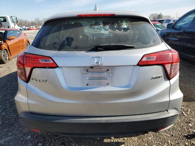 3CZRU6H38GM747683 - 2016 HONDA HR-V LX SILVER photo 6