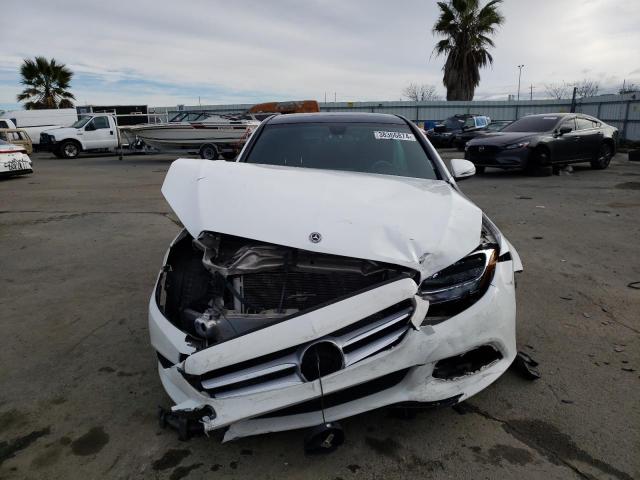 55SWF4JB9JU281863 - 2018 MERCEDES-BENZ C 300 WHITE photo 5