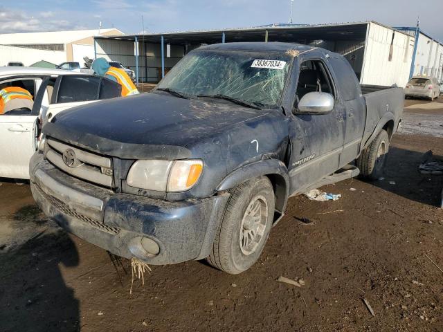 5TBBT44133S427760 - 2003 TOYOTA TUNDRA ACCESS CAB SR5 BLUE photo 1