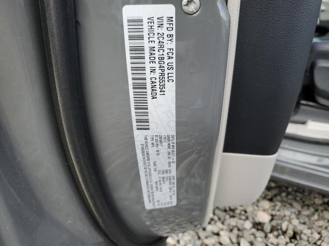 2C4RC1BG4PR553541 - 2023 CHRYSLER PACIFICA TOURING L Մոխրագույն լուսանկար 13