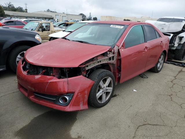 4T1BF1FKXDU640183 - 2013 TOYOTA CAMRY L RED photo 1