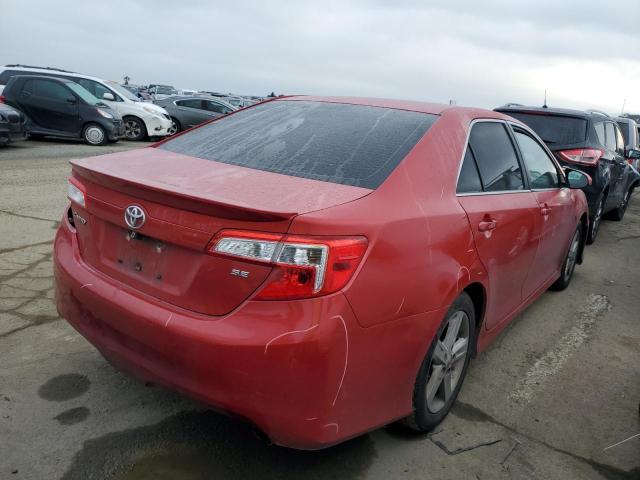 4T1BF1FKXDU640183 - 2013 TOYOTA CAMRY L RED photo 3