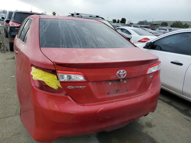 4T1BF1FKXDU640183 - 2013 TOYOTA CAMRY L RED photo 6