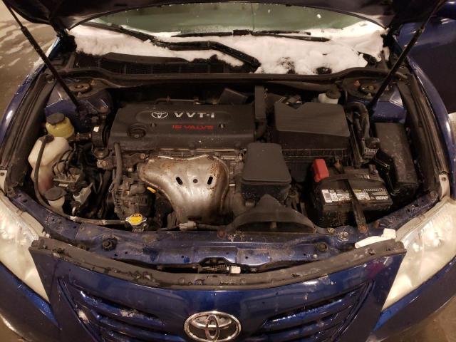 4T4BE46K47R006530 - 2007 TOYOTA CAMRY CE BLUE photo 11