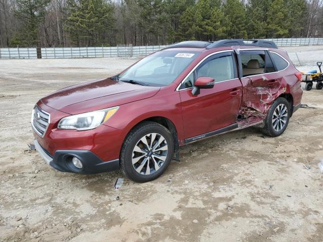 4S4BSBLC2F3275909 - 2015 SUBARU OUTBACK 2.5I LIMITED BURGUNDY photo 1