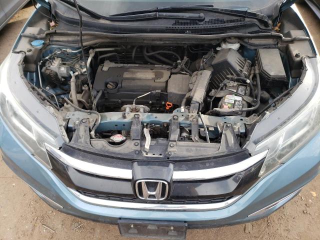 2HKRM4H76FH646076 - 2015 HONDA CR-V EXL BLUE photo 11