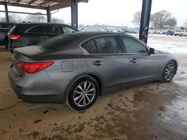 JN1BV7AP6EM680049 - 2014 INFINITI Q50 BASE GRAY photo 3