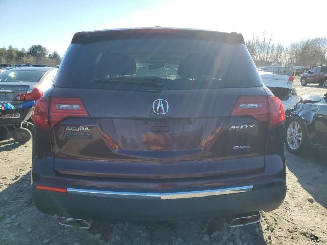 2HNYD2H20AH521445 - 2010 ACURA MDX BURGUNDY photo 6