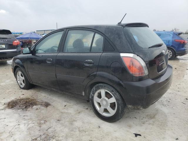 KNADE163666083575 - 2006 KIA RIO 5 BLACK photo 2