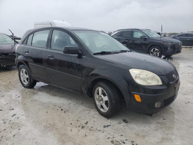 KNADE163666083575 - 2006 KIA RIO 5 BLACK photo 4