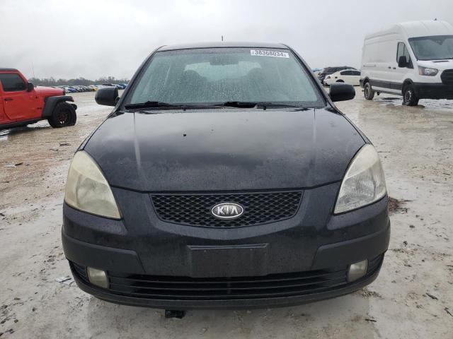 KNADE163666083575 - 2006 KIA RIO 5 BLACK photo 5