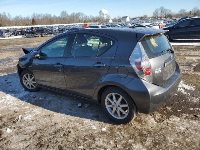 JTDKDTB3XC1007140 - 2012 TOYOTA PRIUS C GRAY photo 2