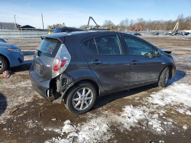 JTDKDTB3XC1007140 - 2012 TOYOTA PRIUS C GRAY photo 3