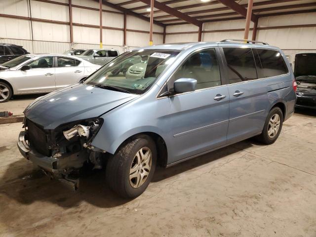 5FNRL38716B041264 - 2006 HONDA ODYSSEY EXL BLUE photo 1