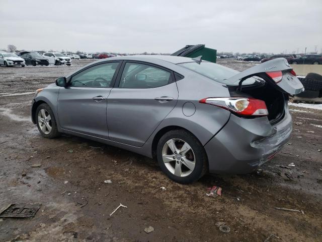 KMHDH4AE5DU488321 - 2013 HYUNDAI ELANTRA GLS SILVER photo 2