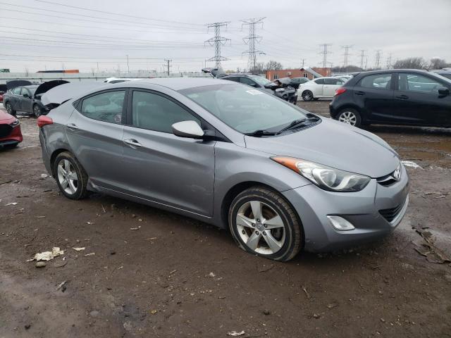 KMHDH4AE5DU488321 - 2013 HYUNDAI ELANTRA GLS SILVER photo 4