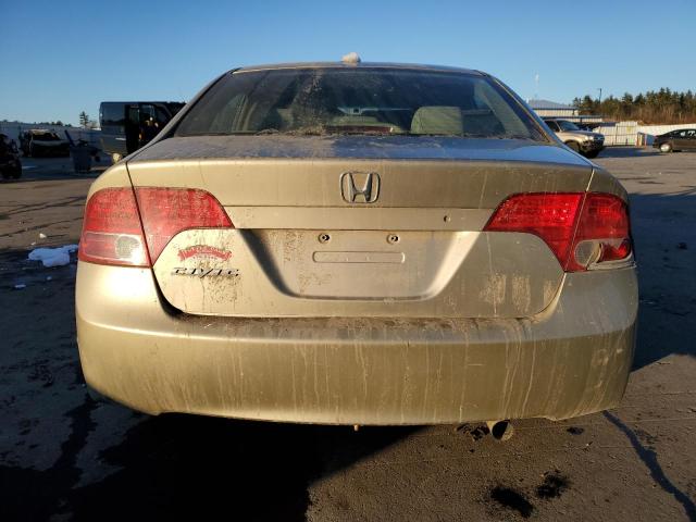 1HGFA16518L083224 - 2008 HONDA CIVIC LX TAN photo 6