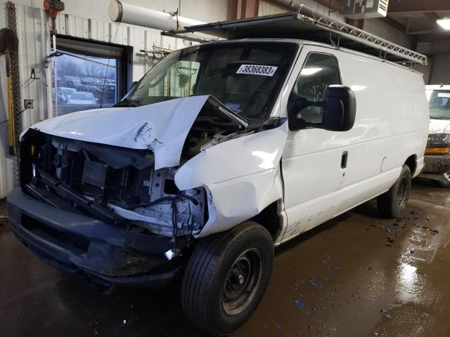 1FTSE3EL0DDB15310 - 2013 FORD ECONOLINE E350 SUPER DUTY VAN WHITE photo 1